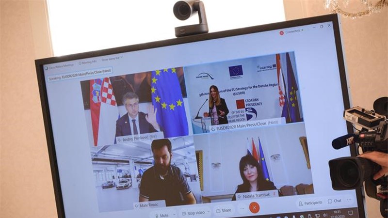 Predsjednik Vlade Plenković: Članice trebaju doprinijeti ciljevima Dunavske strategije unatoč Covidu-19